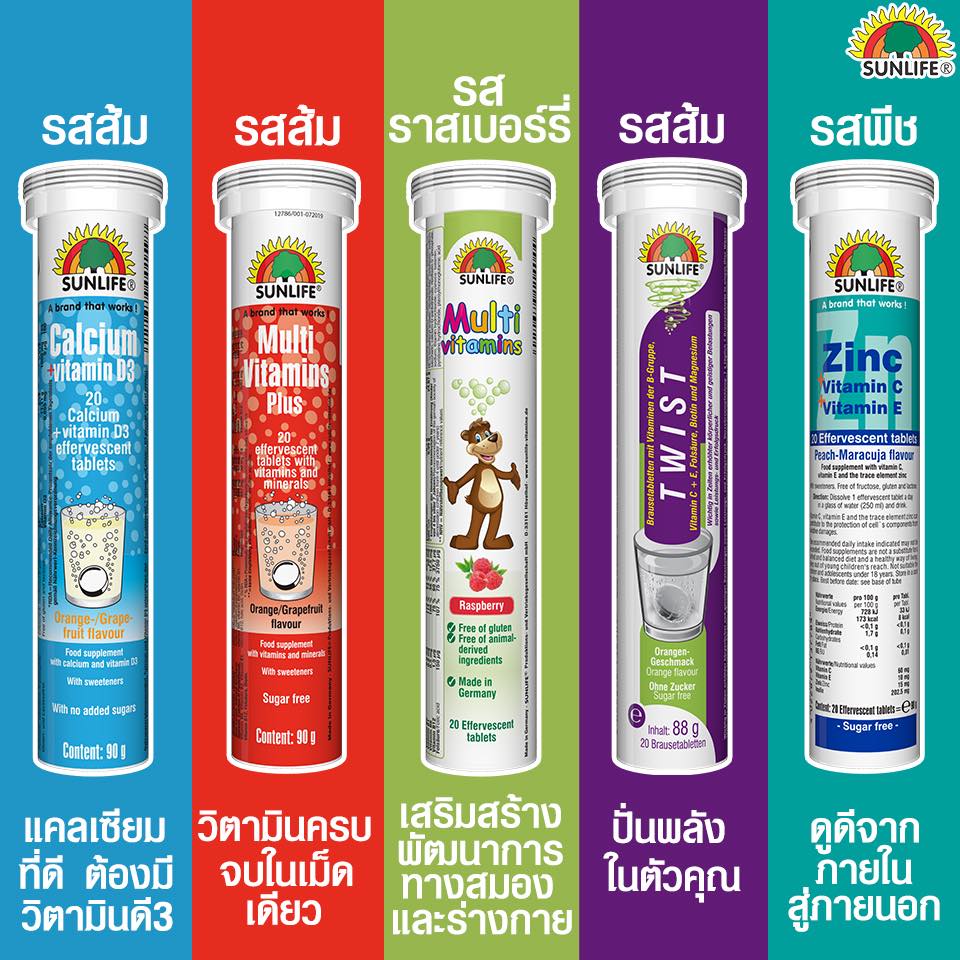 Sunlife, Sunlife รีวิว, Sunlife ราคา, Sunlife Vitamin, Sunlife Zinc + Vitamin C & E, Sunlife Zinc + Vitamin C & E รีวิว, SunlifeZinc + Vitamin C & E ราคา, วิตามิน,  วิตามินเม็ดฟู่, วิตามิน C, วิตามิน E, Zinc, ซิงค์