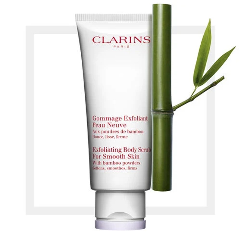 Clarins, Clarins Exfoliating Body Scrub, Clarins Exfoliating Body Scrub For Smooth Skin With Bamboo Powders, Clarins Exfoliating Body Scrub For Smooth Skin With Bamboo Powders 30ml, สครับ, สครับผิวกาย, ช่วยผลัดเซลล์ผิว, ผิวเฟิร์มกระชับ